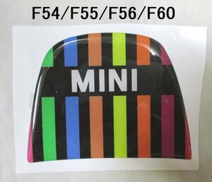 【新品・即決】 ミニクーパー MINI ライト パネル 車内灯 レインボー ステッカー エポキシ F54 F55 F56 F60