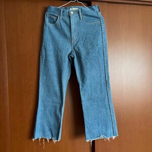 moussyデニム タグ付き Tony DENIM Levi''s N/ リメイク ビンテージ デニムパンツ トニータイズサン