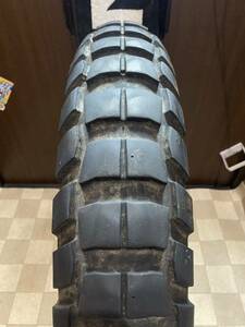 中古MCタイヤ 2022年製造 METZELER KAROO4 120/70R19 メッツラー カルー 120 70 19 3122 M2712