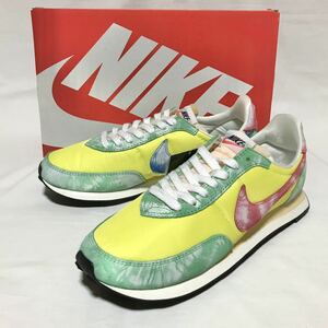 【新品】NIKE WAFFLE TRAINER 2 SP ナイキ ワッフル トレーナー 2 スペシャル メンズ スニーカー 27㎝ 緑×黄×赤 タイダイ柄 21年製 正規