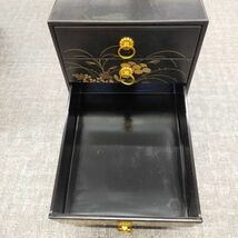 す239 小箪笥 資生堂 タンス 小引き出し 収納棚 小物 ミニ 漆芸 美術工芸品 まとめ売り_画像4