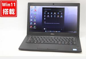 即日発送 訳有 12.5インチ DELL Latitude 7290 Windows11 高性能 八世代 i3-8130U 8GB 128GB-SSD カメラ 無線 Office付 中古 Win11 税無