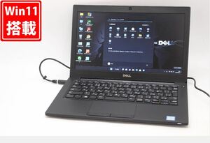 新品256GB-SSD 即日発送 訳有 12.5インチ DELL Latitude 7280 Windows11 七世代 i5-7200U 8GB カメラ 無線 Office 中古パソコンWin11 税無