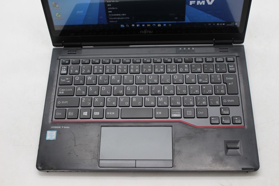 良品フルHD タッチ12.5型Fujitsu LifeBook P727 Windows11 七世代i5