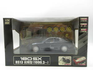  1/24 DISM 日産　NISSAN 180SX RS13 Black 前期型 1990年 スーパーブラック 旧車 ダイキャストミニカー モデルカー