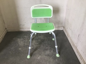 * Gifu departure ^tacaof/ shower chair / nursing / bathing assistance / chair / Tey kob shower chair /../ light weight / bath chair / scratch dirt equipped / present condition goods R5.8/18*
