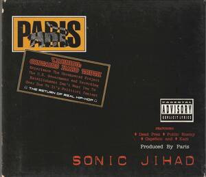 中古CD■HIPHOP/G-RAP■PARIS／Sonic Jihad／2003年■Dead Prez, Public Enemy, Kam, The D.O.C., MC Ren, WC, Above The Law