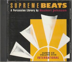  б/у CD#SAMPLING#SPECTRASONICS / SUPREME BEATS INTERNATIONAL Vol.5 / A Percussion Library by Bashiri Johnson# отбор 