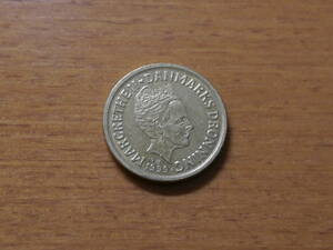 デンマーク 10クローネ硬貨 1999年