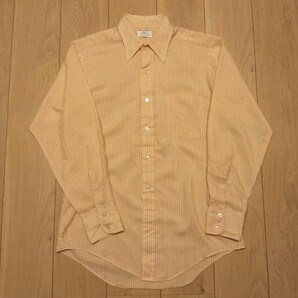 ☆USA古着卸 Mサイズ CLEVE SHIRT MAKERS クリーブ ストライプ 長袖シャツ