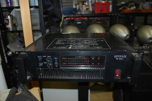 HYFAX　PR-4023FET　不二音響　プロ用　パワーアンプ　日立　Lo-D　HMA-9500と同じMOS-FET採用　山水電気設計製造　（管理NO.311 ）