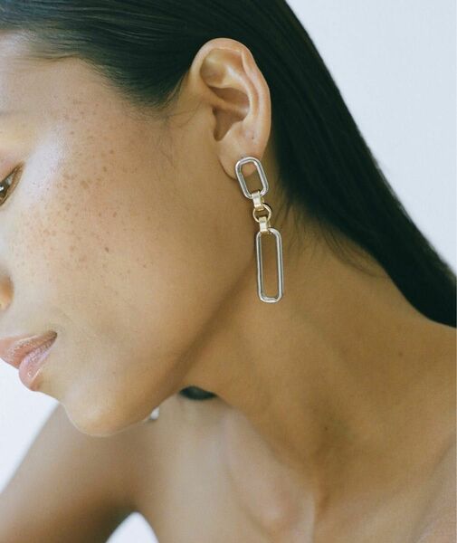 laura lombardi ピアス　TWO TONE STANZA EARRINGS