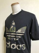 【新品】 adidas originals SSL TEE CAMO OS アディダス オリジナルス トレフォイル ビッグロゴ カモフラ Tシャツ サイズS DX4203 半袖_画像10