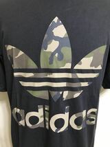 【新品】 adidas originals SSL TEE CAMO OS アディダス オリジナルス トレフォイル ビッグロゴ カモフラ Tシャツ サイズS DX4203 半袖_画像9