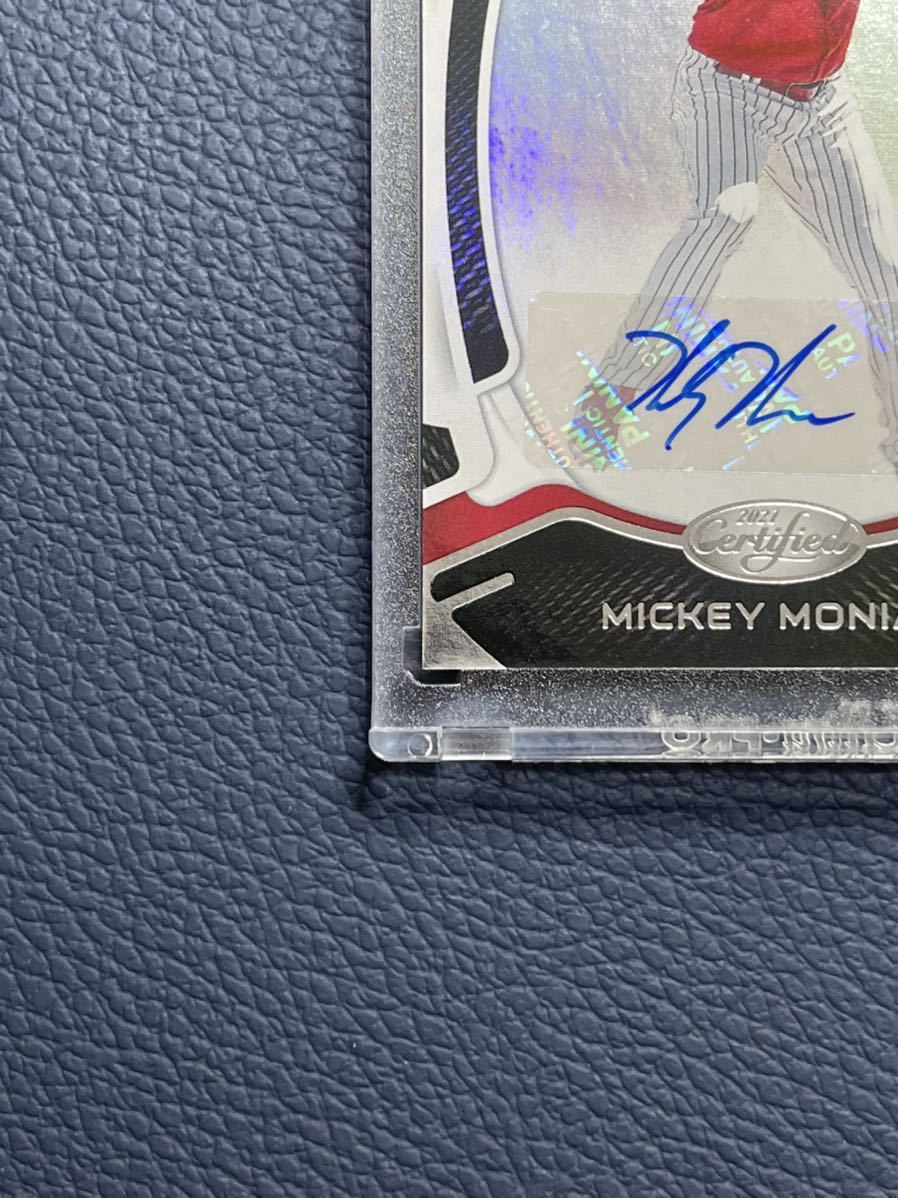 ミッキー・モニアック2021 Panini Chronicles Certified Auto Mickey