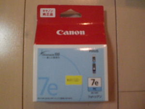 即決　Canon キャノン 純正インク BCI-7ePC フォトシアン 取付期限21.07　定形外140円