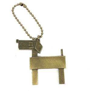 【ロエベ】本物 LOEWE キーホルダー 犬モチーフ キーリング チャーム 金属素材 メンズ レディース 送料250円 8