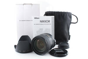 【完動品】ニコン NIKON AF-S NIKKOR 24-85mm F3.5-4.5 G ED VR（箱、バック、フード、キャップ付）＃149