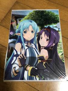 クリアファイル　SAO ソードアート・オンライン　シノン　シリカ　アスナ　ユウキ