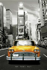 ニューヨーク タクシー（イエローキャブ） ポスター〔新品〕 PH-0291
