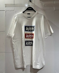 KITH STACKED LOGO VINTAGE TEE Mサイズ キス スタックドロゴ ヴィンテージ半袖Tシャツ