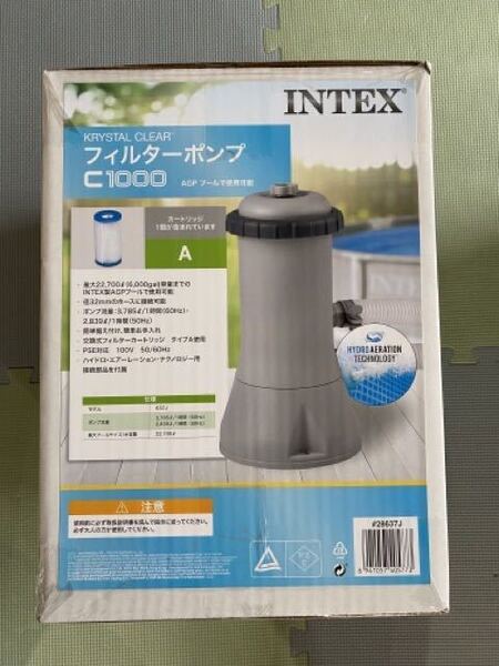 新品 未開封 インテックス フィルターポンプ INTEX Filter Pump 正規品