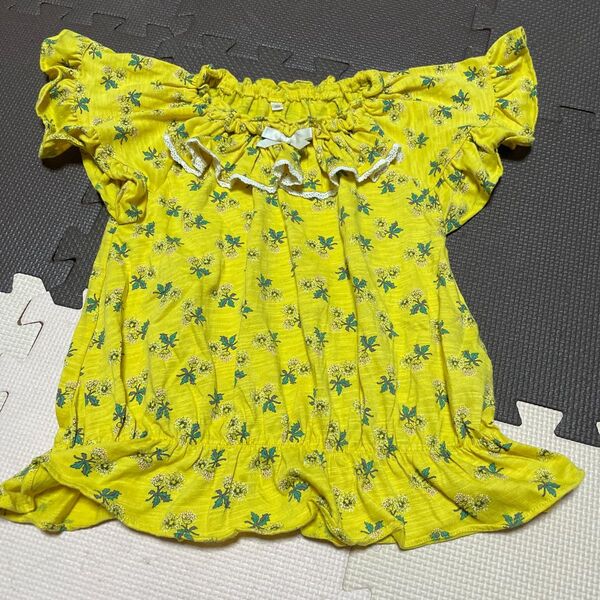 子供服 120 花柄 トップス カットソー