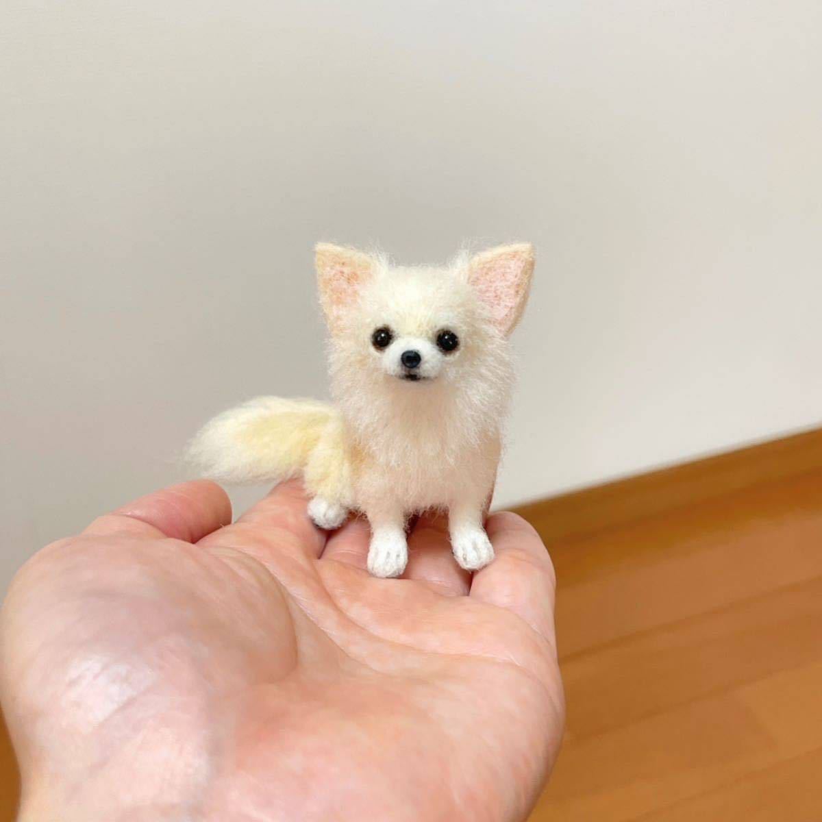 ヤフオク! 羊毛フェルト チワワの落札相場・落札価格