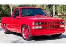 1/24 シボレー シヴォレー ピックアップ 赤 レッド Chevrolet 1500 Pick Up 454 SS red 1992 1:24 新品 梱包サイズ80_画像2