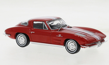 1/43 シボレー シヴォレー コルベット スティングレイ 赤 レッド IXO Chevrolet Corvette C2 Stingray red 1963 1:43 新品 梱包サイズ60_画像1