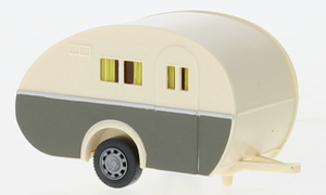 1/87 キャンパー キャンピング ワゴン ベージュ Wiking Sportberger Camper beige grey 1950 1:87 新品 梱包サイズ60