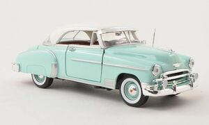 1/24 シボレー シヴォレー ベルエアー 水色 ブルー Chevrolet Bel Air Hardtop light turquois white 1950 1:24 新品 梱包サイズ80