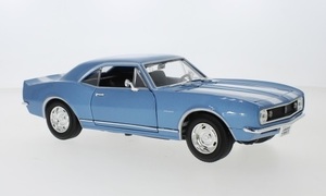 1/18 シボレー シヴォレー カマロ ブルー 青 Chevrolet Camaro Z28 metallic-light blue white 1967 1:18 新品 梱包サイズ100