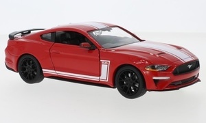 1/24 フォード ムスタング マスタング 赤 レッド Ford Mustang GT red white 2018 1:24 Motormax 梱包サイズ80