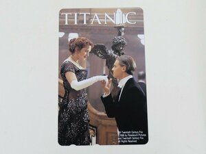 【2-193】　テレカ　50度　タイタニック　TITANIC　レオナルド ディカプリオ　テレホンカード