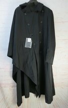 Yohji Yamamoto ヨウジヤマモト HX-C15-100　21AW　右マントギャバWCT ブラック 1 991693959＃3_画像1