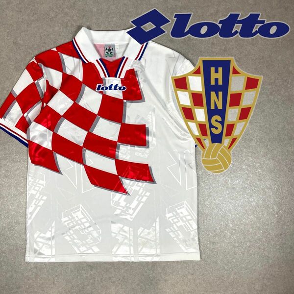 Lotto 1998 クロアチア代表 ホーム ユニフォーム｜イタリア製｜ロット｜モドリッチ｜BOBAN｜Modric｜90s