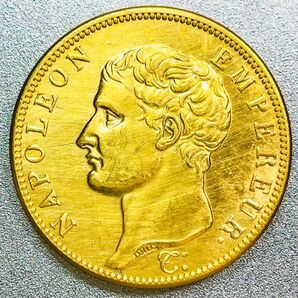 フランス ナポレオン1世 40フラン金貨 AN13 A 無冠　レプリカコイン
