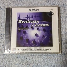 CD　YAMAHA　Syntraxx Loops Professlonal Studio Library　A5000 A4000 A3000　ヤマハ_画像1