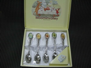  Moomin * spoon 5 pcs set * stainless steel * unused storage goods 