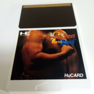 1168 PCエンジン　ファイヤープロレスリング　2nd Bout　HuCARD PC Engine 