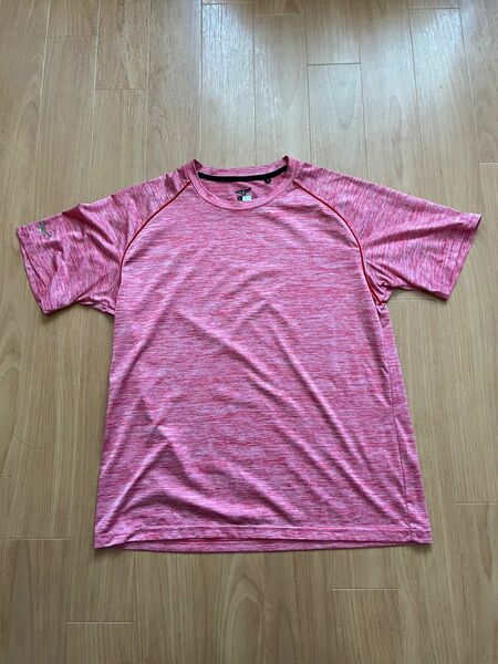 ミズノプロ 杢Tシャツ ピンク Lサイズ
