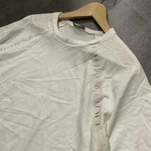 P☆ 高級ラグジュアリー服 'イタリア製' Dior HOMME ディオールオム 半袖 メタル装飾デザイン クルーネック Tシャツ/カットソー L トップス_画像4