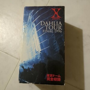 X JAPAN DAHLIA TOUR 96 FINAL VHS VIDEO