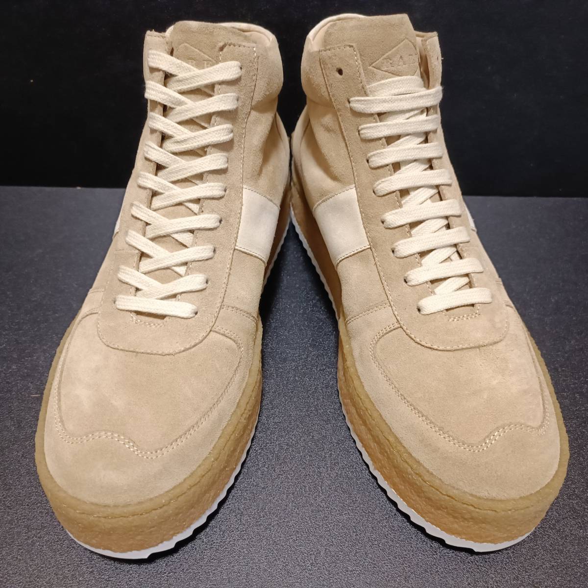 レアー(RARE) イタリア製レザーブーツ ベージュ 42