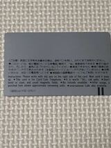 【未使用】テレホンカード　越後湯沢　ホワイトワールド　シルバー　銀_画像2