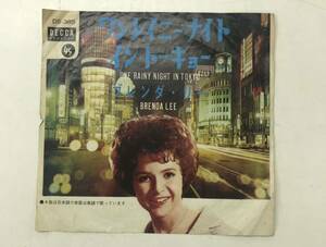 ［EPレコード］ブレンダ・リー/BRENDA LEE/ワン・レイニー・ナイト・イン・トーキョー/ONE RAINY NIGHT IN TOKYO ［送料無料］