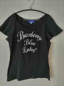 BURBERRY BLUE LABEL(バーバリーブルーレーベル)黒 半袖Tシャツ