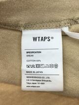 WTAPS◆22SS/RANSOM/SS/COTTON/使用感有/Tシャツ/2/コットン/BEG_画像4