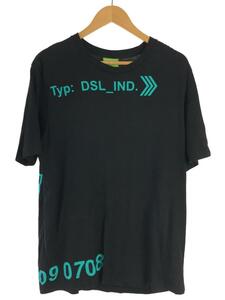 DIESEL◆Tシャツ/XL/コットン/BLK